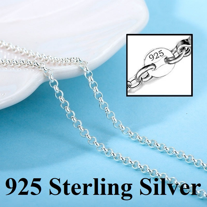 Boston Celtics Womens Sterling Silver Link Chain Necklace With Pendant D19
