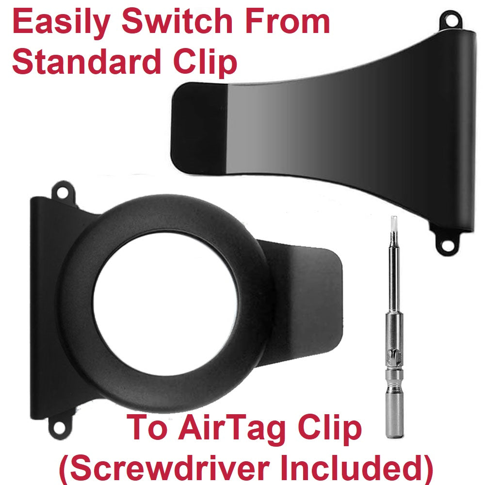 AirTag Stainless Steel Replacement Clip For Minimalist RFID Blocking Wallet