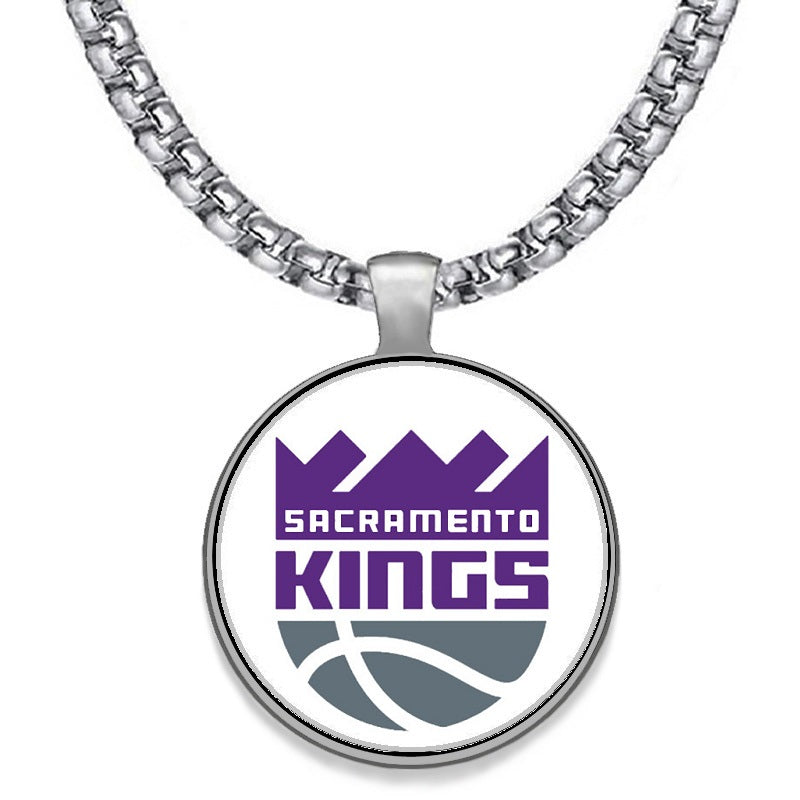 Sacramento Kings Chain Link 24" Pendant Fan Necklace Jewelry