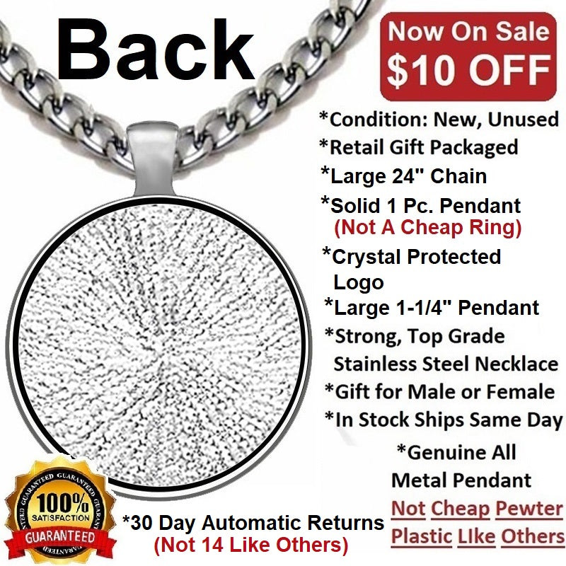 Large Miami Marlins 24" Men's Stainless Steel Chain Necklace Free Ship' D5