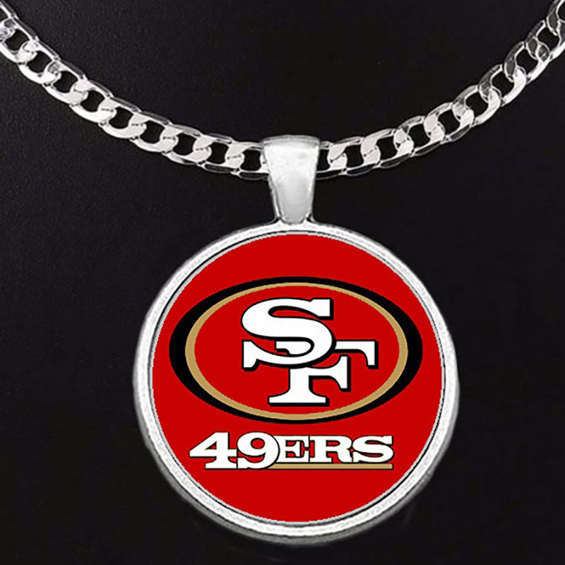 San Francisco 49Ers Mens Womens 24" Stainless Steel Chain Pendant Necklace D5