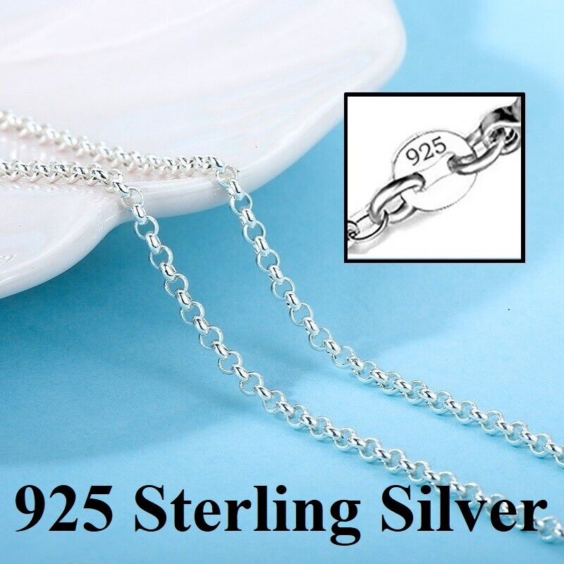 Dallas Cowboys Gift  925 Silver 20" Link Chain Necklace And Photo Locket D16