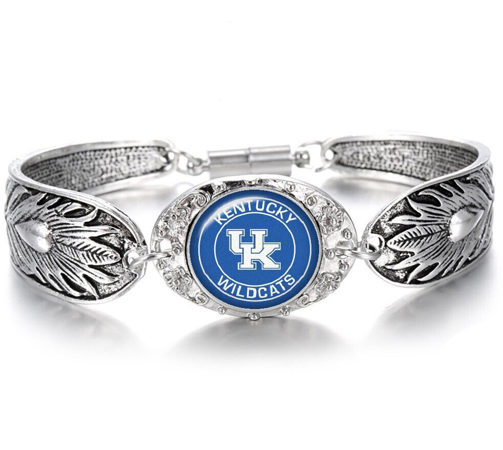 Kentucky Wildcats Womens 925 Sterling Silver Necklace Bracelet State Set D3D18