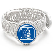 Duke Blue Devils Mens Silver Adjustable Chain Bracelet Jewelry University D11