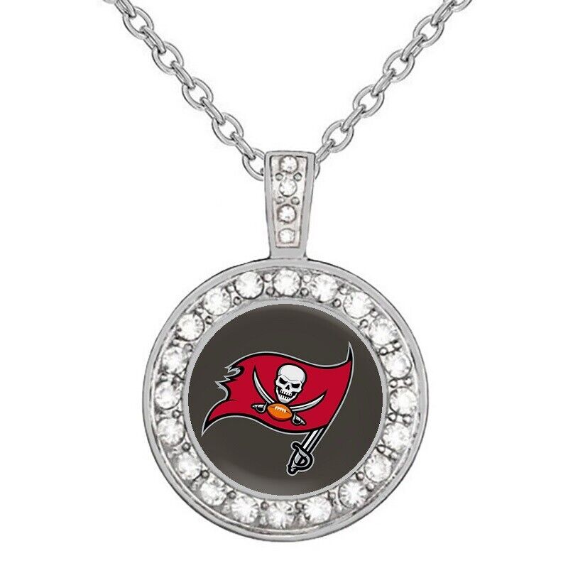 Tampa Bay Buccaneers Womens 925 Sterling Silver Necklace Football Gift D18