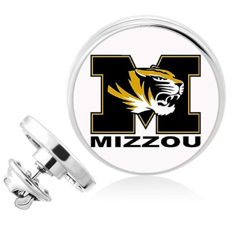 University Of Missouri Tigers Silver Pin Lapel Broach Gift W Gift Pkg D23