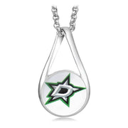 Dallas Stars Womens 925 Silver Necklace With Pendant Hockey Gift D28