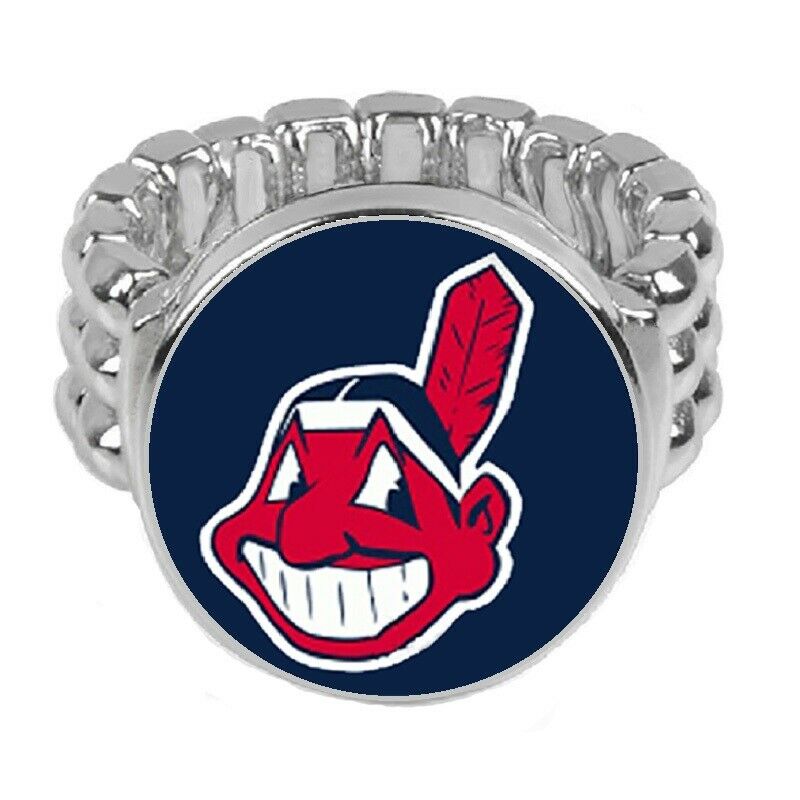 Cleveland Indians Mens Womens Adjustable Silver Ring W Gift Pkg D2