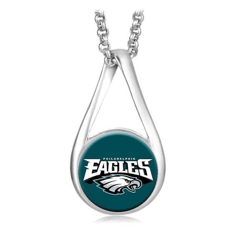 Philadelphia Eagles Women'S Sterling Silver Chain Necklace With Pendant D28