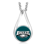 Philadelphia Eagles Women'S Sterling Silver Chain Necklace With Pendant D28