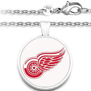 Detroit Red Wings Mens Womens 925 Sterling Chain Pendant Necklace Hockey Gift A1