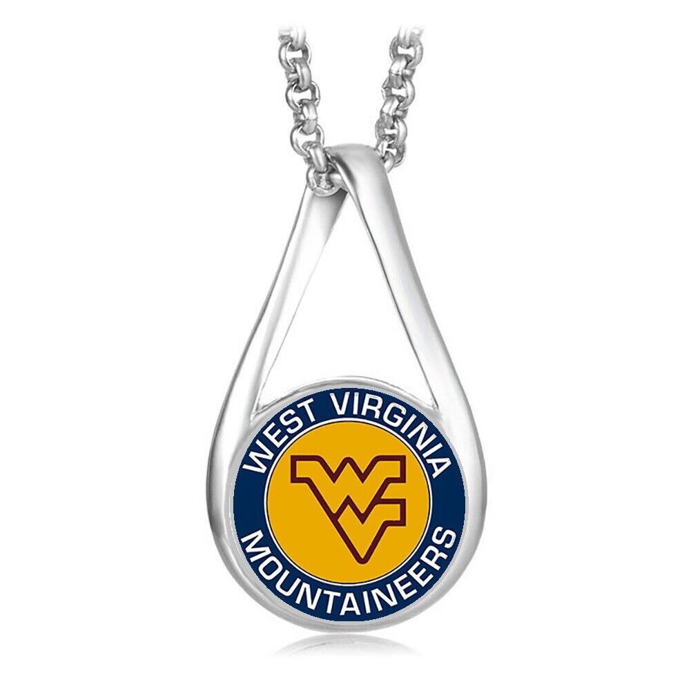 West Virginia Mountaineers Womens Sterling Silver Necklace University Gift D28