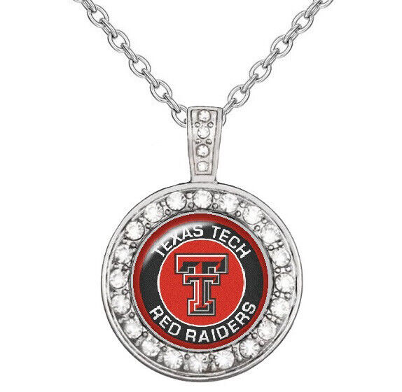 Texas Tech Red Raiders Womens 925 Sterling Silver Necklace College Football D18