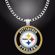 Special Pittsburgh Steelers Mens 24" Stainless Steel Chain Pendant Necklace D5