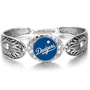 Los Angeles Dodgers Sterling Silver Womens Bracelets Baseball Gift D3