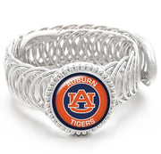Auburn Tigers Mens Silver Adjustable Chain Bracelet Jewelry Gift D11