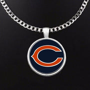 Chicago Bears Mens Womens 24" Stainless Steel Chain Pendant Necklace D5