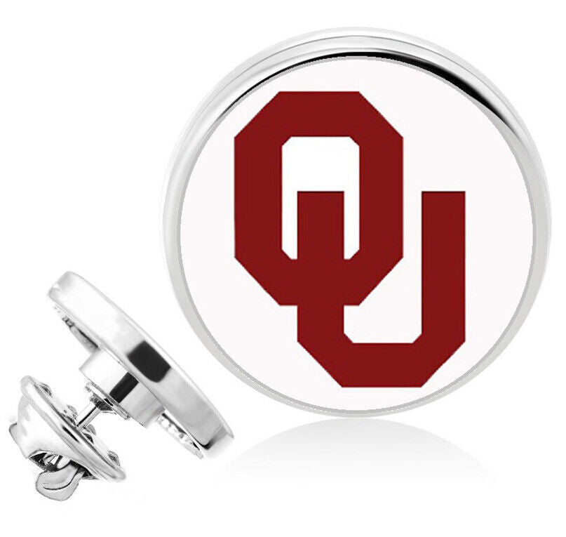 Special Oklahoma Sooners Silver Pin Lapel Broach Gift W Gift Pkg D23