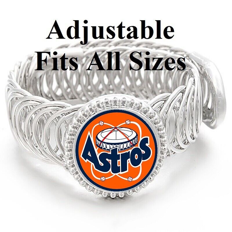 Special Houston Astros Mens Womens Adjustable Wrap Link Bracelet Gift D11