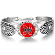 Special Nebraska Cornhuskers Women'S Sterling Silver Bracelet College Gift D3
