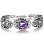 Kansas State University Wildcats Womens Sterling Silver Bracelet College Gift D3