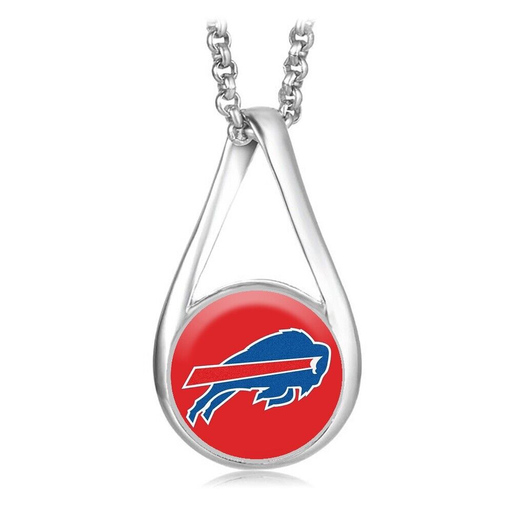 Buffalo Bills Women'S Sterling Silver Link Chain Necklace With Pendant D28