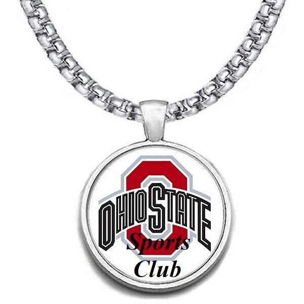 Large Sports Club At The Ohio State 24" Chain Pendant Necklace Free Ship' D30