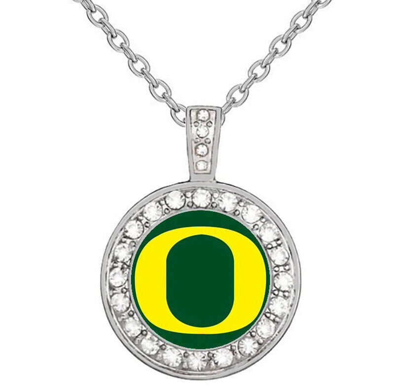 Oregon Ducks Womens Sterling Silver Necklace Jewelry University W Gift Pkg D18