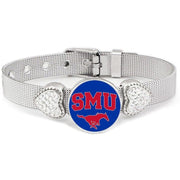 Southern Methodist University Smu Womens Silver Bracelet Jewelry Gift D26