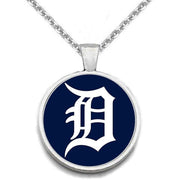 Detroit Tigers Mens Womens 925 Sterling Chain Necklace Baseball Gift A1