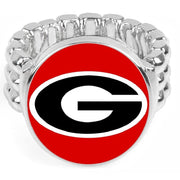 Special University Of Georgia Bulldogs Jewelry Gift Mens Womens Ring Fits All D2