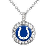 Indianapolis Colts Elegant Womens 925 Sterling Silver Necklace Football D18