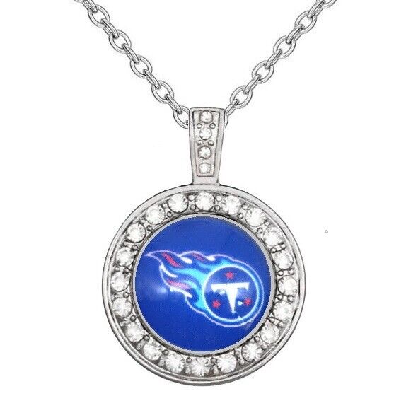Tennessee Titans Elegant Womens 925 Sterling Silver Necklace Football D18