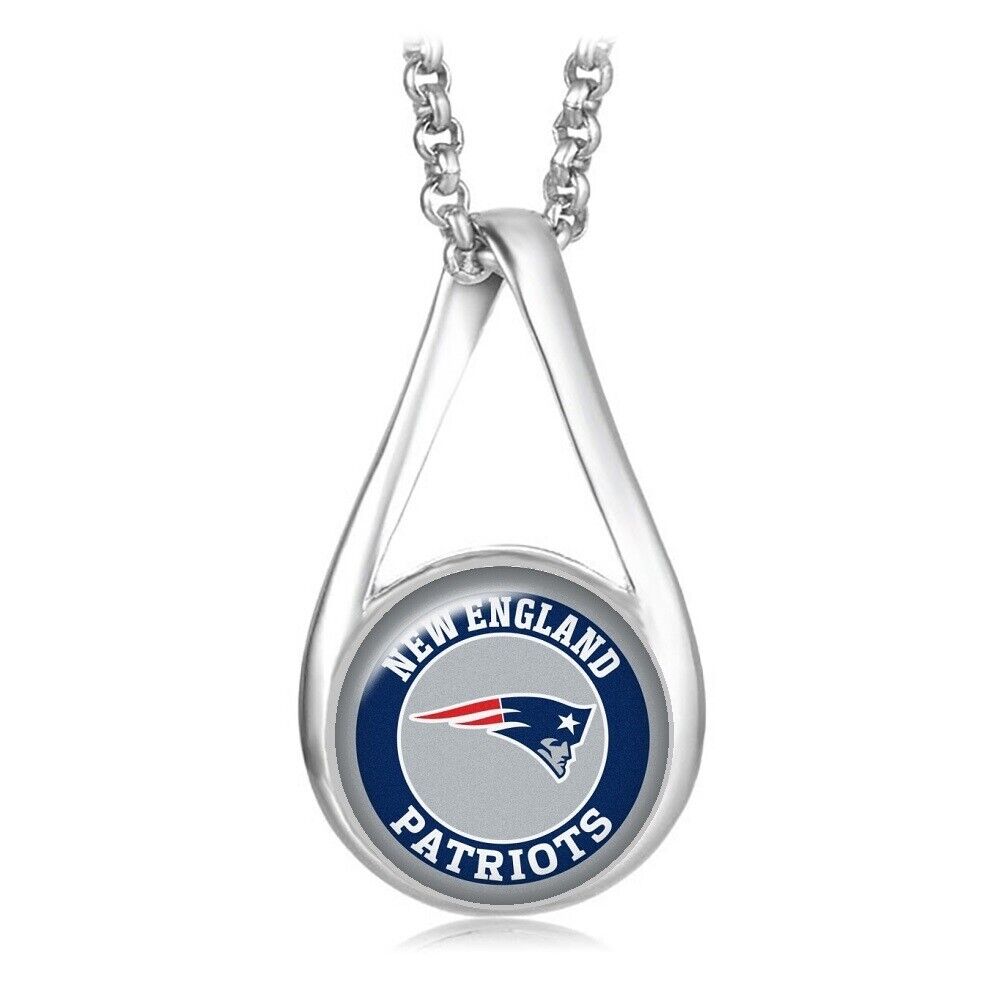Special New England Patriots Womens Sterling Silver Necklace With Pendant D28