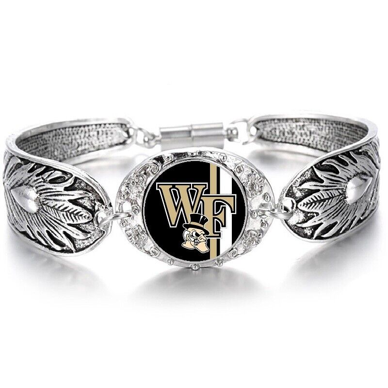 Wake Forest Demon Deacons Womens Sterling Silver Bracelet Jewelry Gift D3