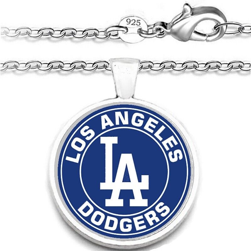 Special Los Angeles Dodgers La Womens Mens Sterling Chain Necklace Gift A1