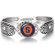 Syracuse University Orange Women'S Sterling Silver Bracelet College Gift D3
