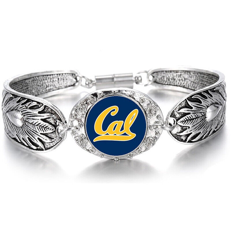 Cal California Golden Bears Women'S Sterling Silver Bracelet W Gift Pkg D3