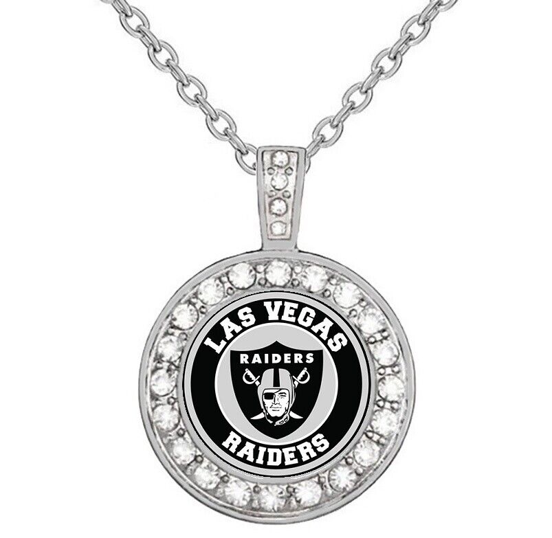New Las Vegas Raiders Womens Sterling Silver Necklace Jewelry W Giftpkg D18