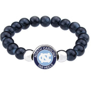 North Carolina Tar Heels Blue Womens Mens Chain Link Bracelet Jewelry Gift D1