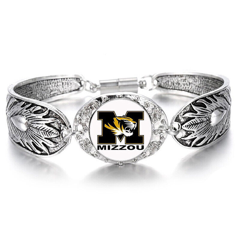University Missouri Mizzou Tigers Women Sterling Silver Bracelet Jewelry Gift D3