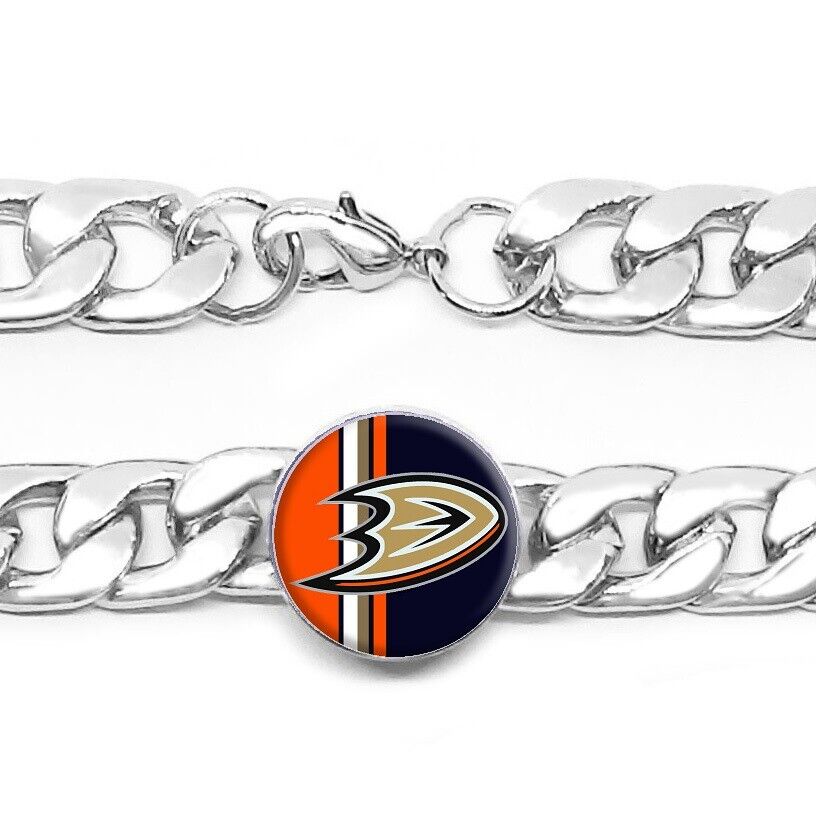 Special Anaheim Ducks Hockey Gift Men'S Women'S Stainless Steel Bracelet Gift D4