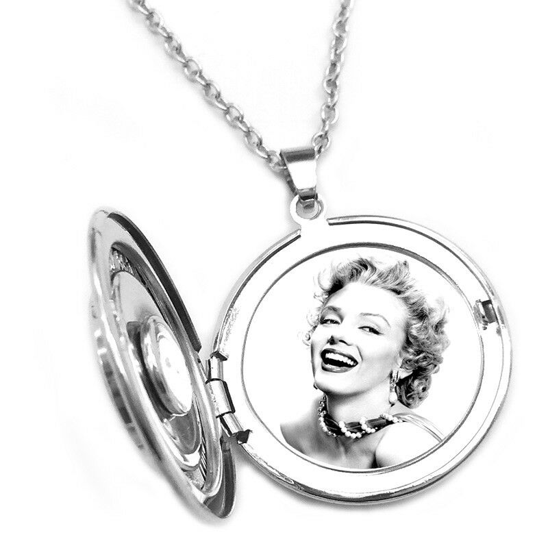 Golden State Warriors Womens 925 Silver 20" Link Chain Necklace Photo Locket D16