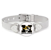 Special Missouri Tigers Mizzou Womens Adjust Silver Bracelet Jewelry Gift D26