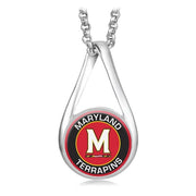 Maryland Terrapins Womens Sterling Silver Necklace University Gift D28