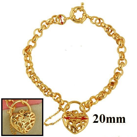 18k  Gold Women's Adjustable To 9-1/4" Anklet Ankle Link Chain Bracelet D523