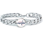 Washington Capitals Hockey Gift Men'S Women'S Stainless Steel Bracelet Giftpk D4
