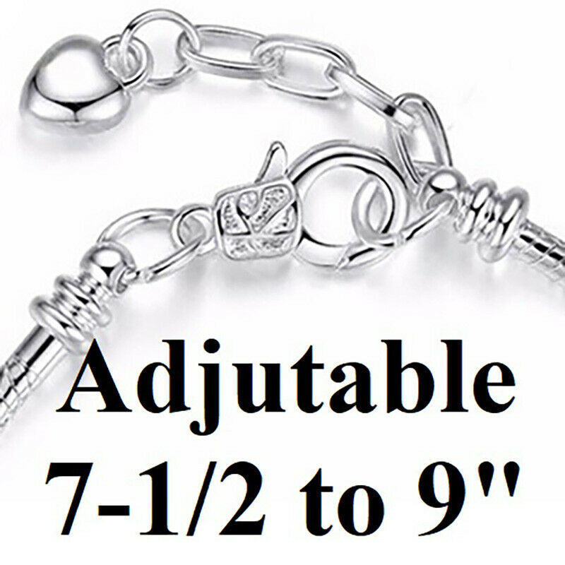 University Alabama Crimson Tide Womens Silver Bracelet Jewelry Gift D10