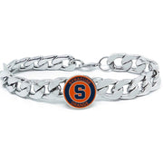 Syracuse Orange Mens Link Chain Bracelet University State College Gift D4