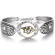 Nashville Predators Hockey Fan Women'S Sterling Silver Bracelet Jewelry Gift D3